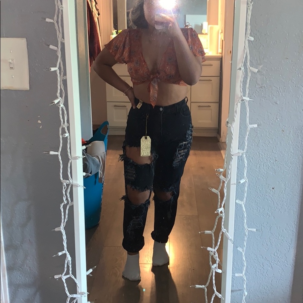 laura’s boutique mom jeans